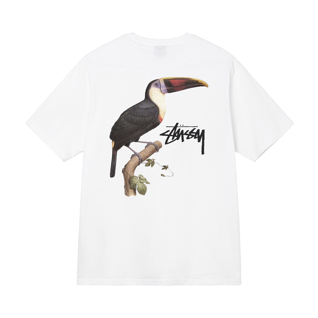 Tričko Stussy toucan white
