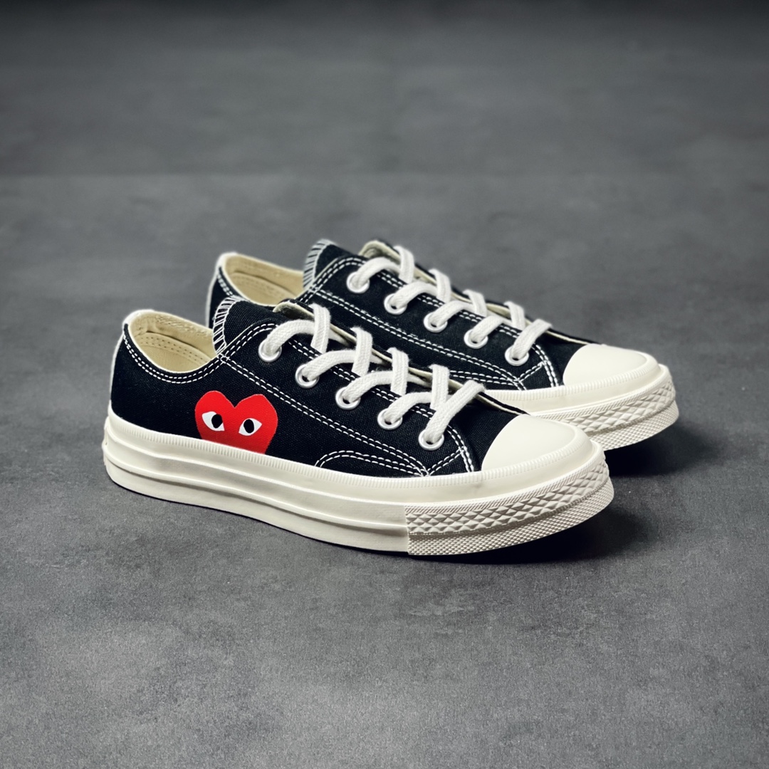 Converse CDG play low black