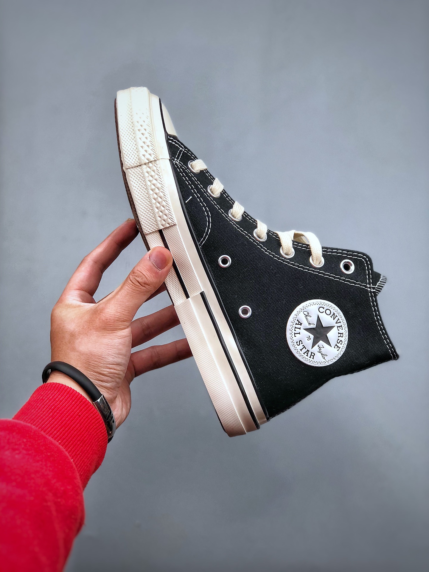 Converse Chuck 70 Rubber Patchwork high black
