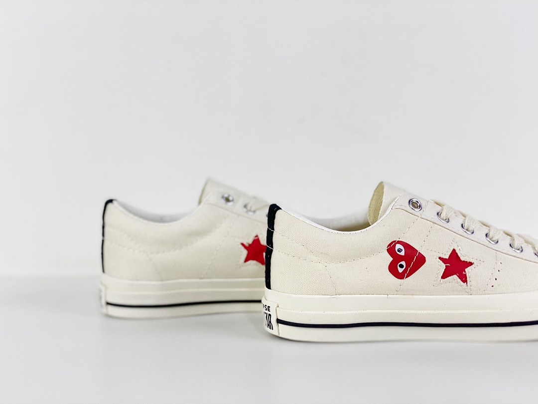 Comme des Garcons Play x Converse One Star Low White