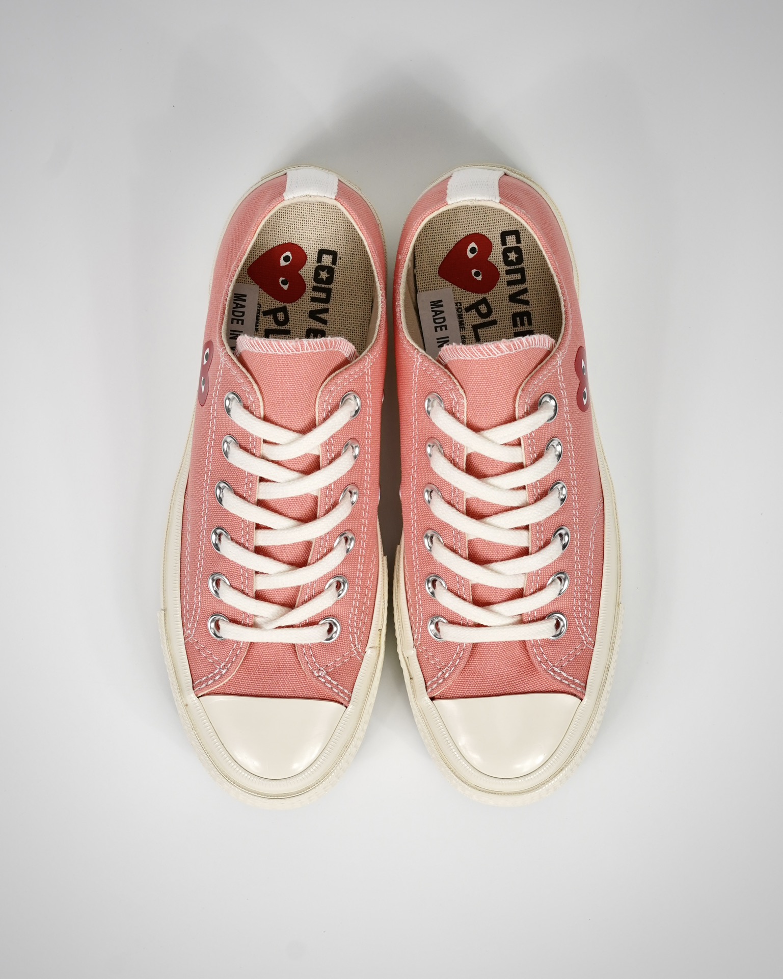 Converse CDG play low pink