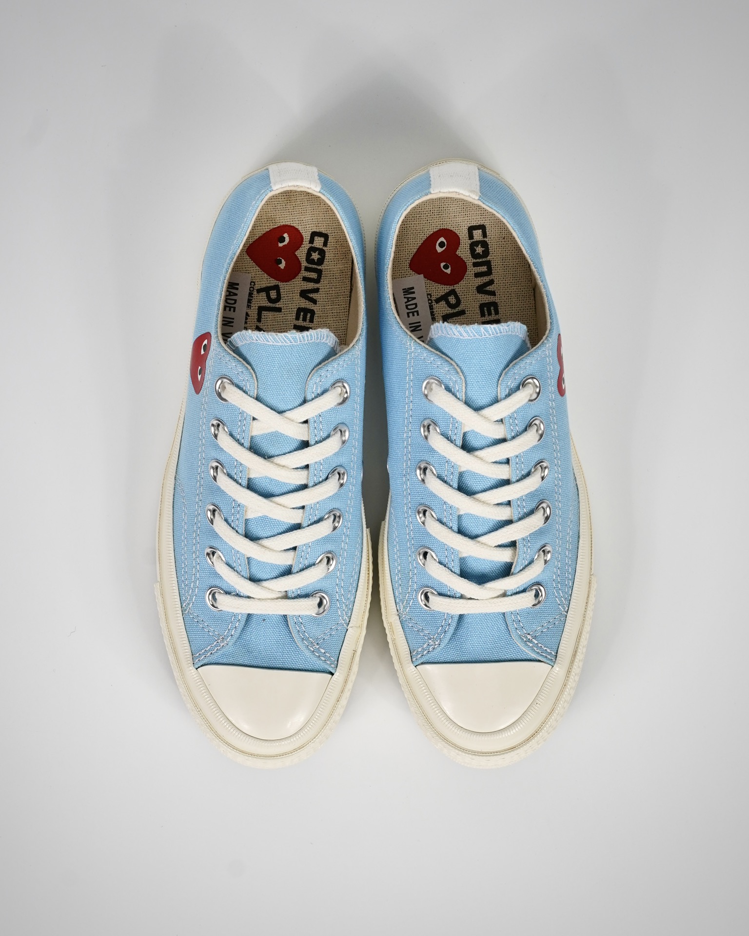 Converse CDG play low blue