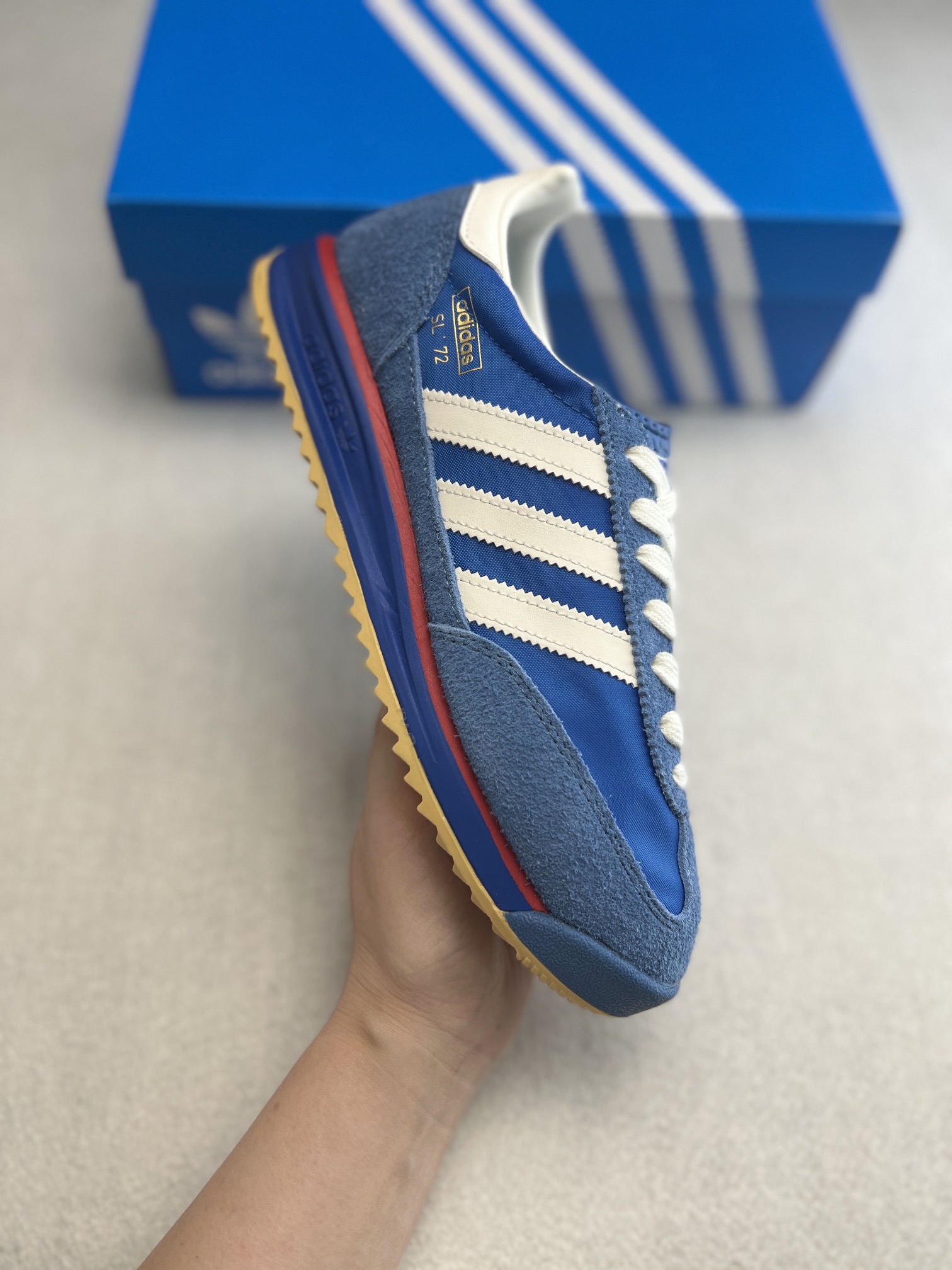 Adidas Originals SL 72 RS white-blue