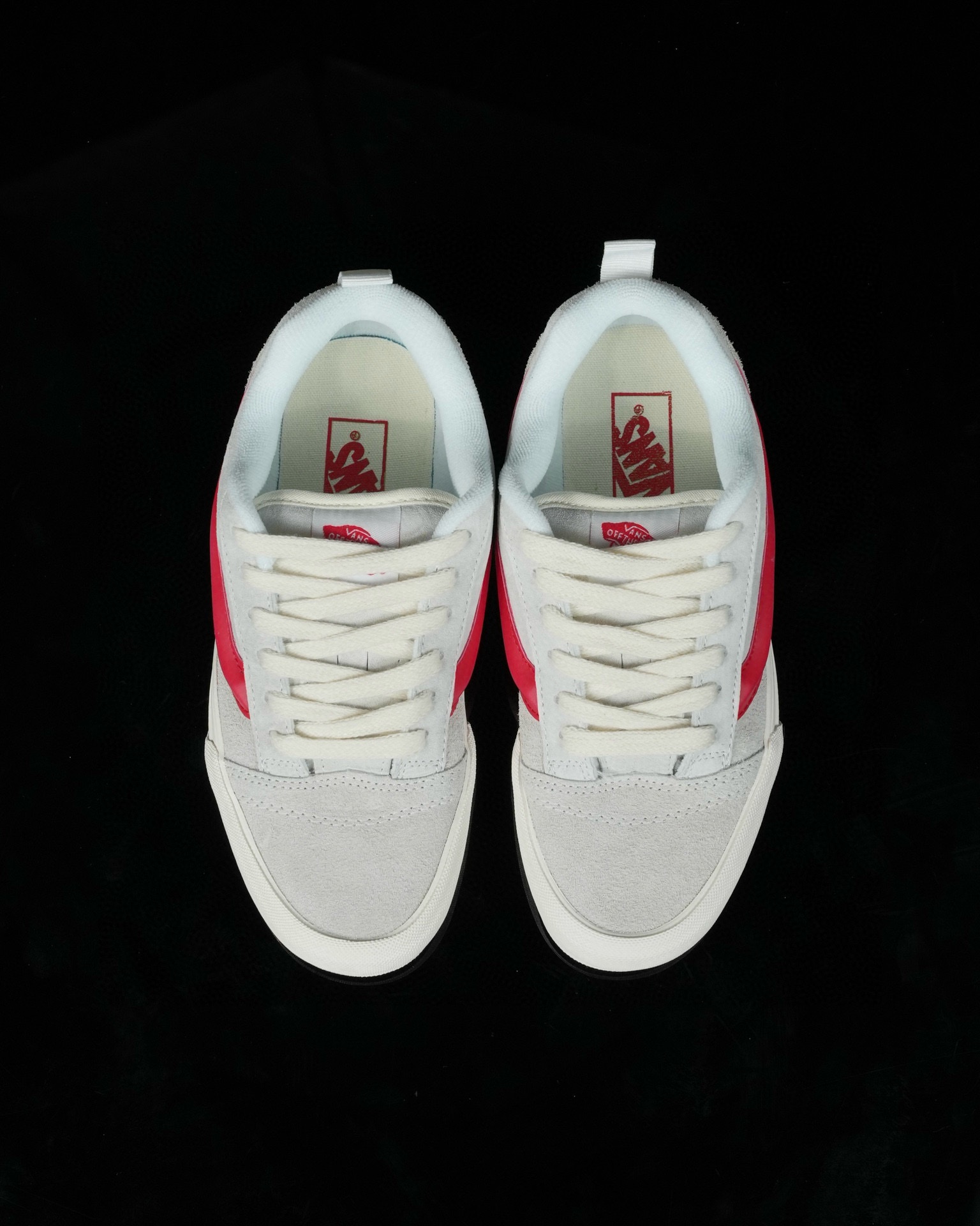Vans Knu Skool cream white red