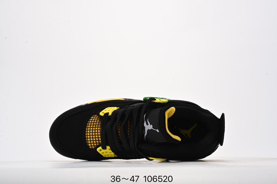 Nike Air Jordan 4 Retro Thunder black yellow