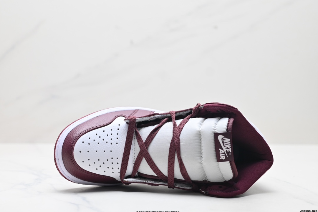 Nike Air Jordan 1 Retro High OG white maroon