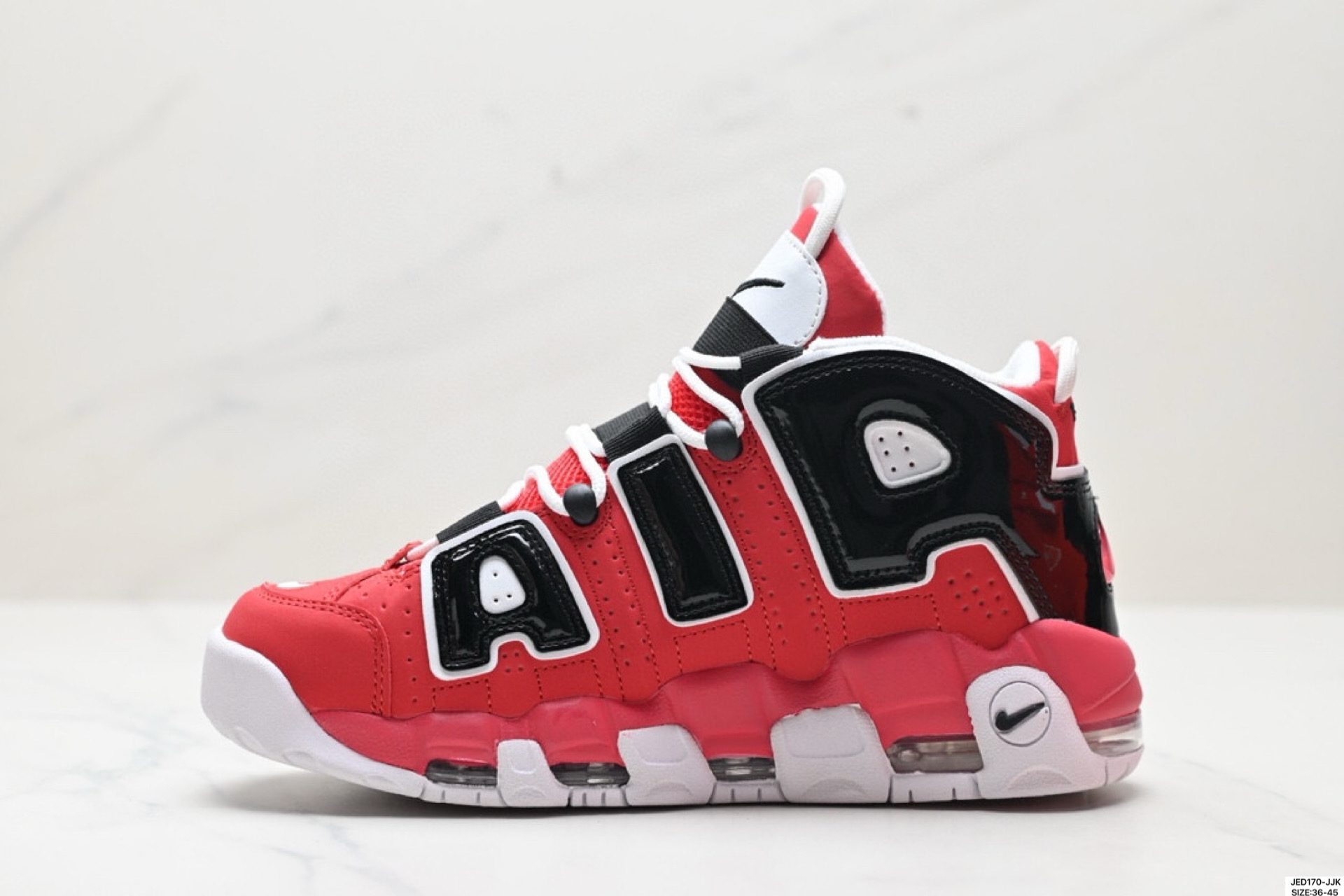 Nike WMNS Air More Uptempo red black