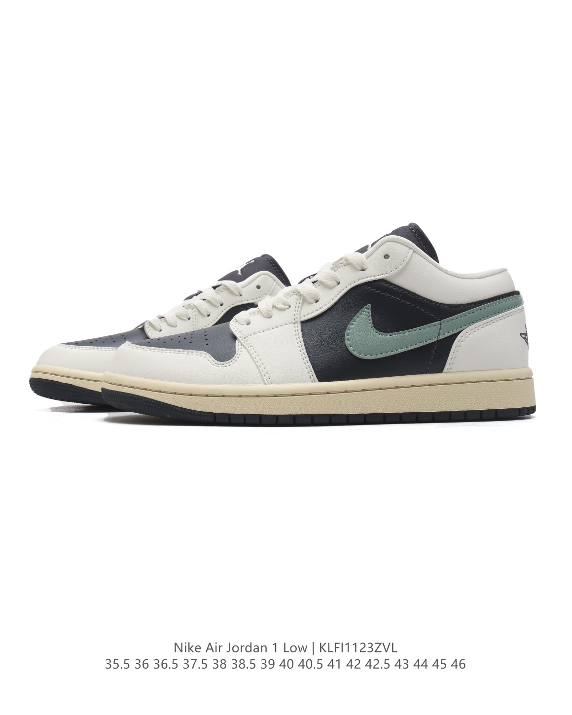 Nike Air Jordan 1 Low KLFI1123ZVL black white grey