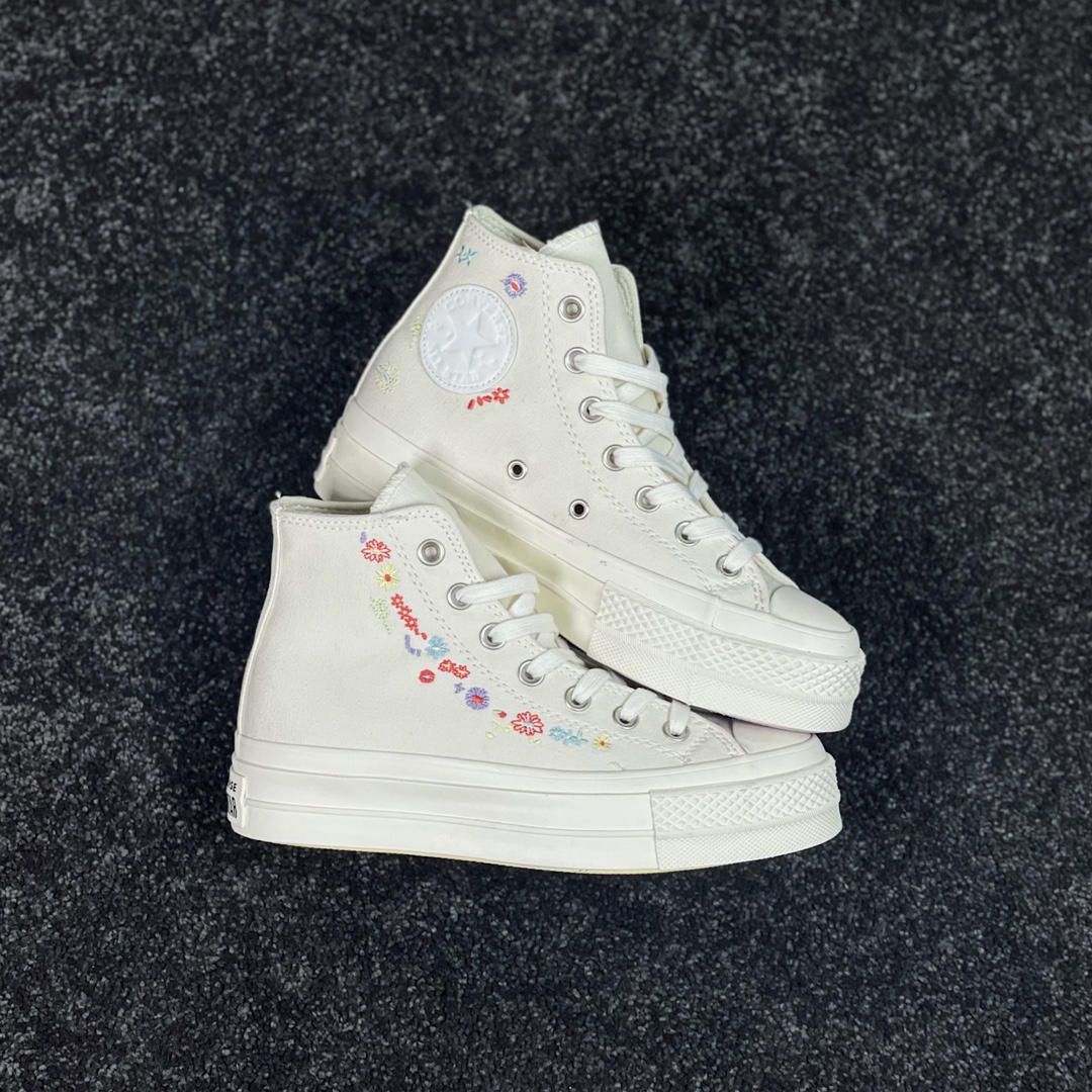 Converse All Star Lift high flowers