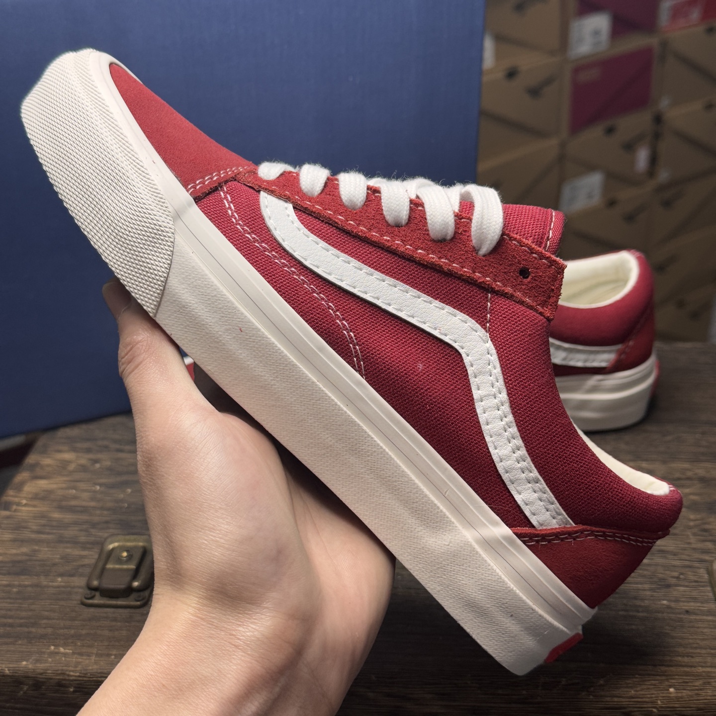 Vans Premium Old Skool red
