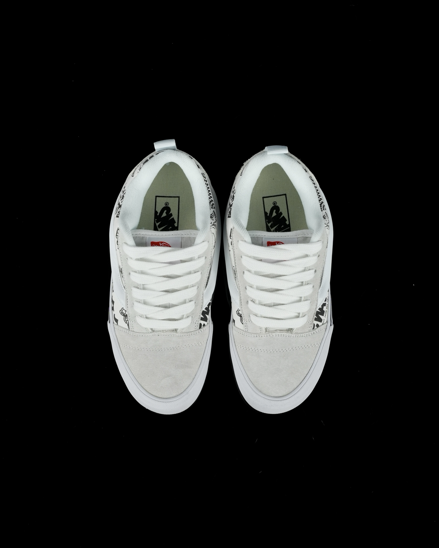 Vans Knu Skool Vans Knu Skool Graffiti Black and White
