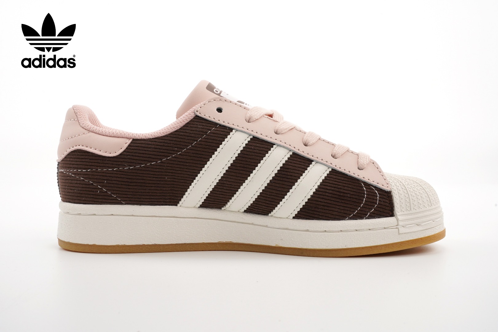 Adidas Superstar pink brown