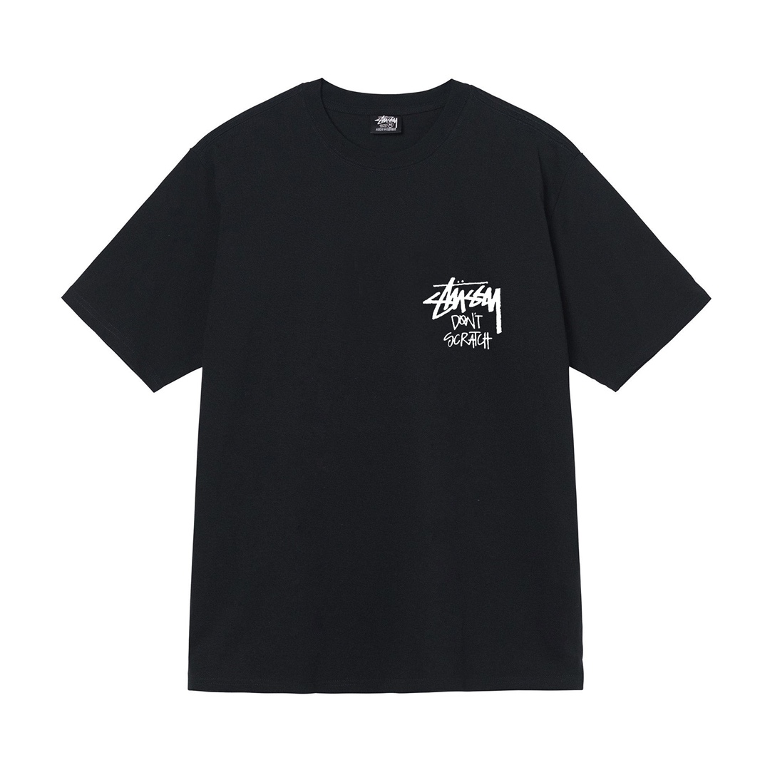 Tričko Stussy don't scratch black