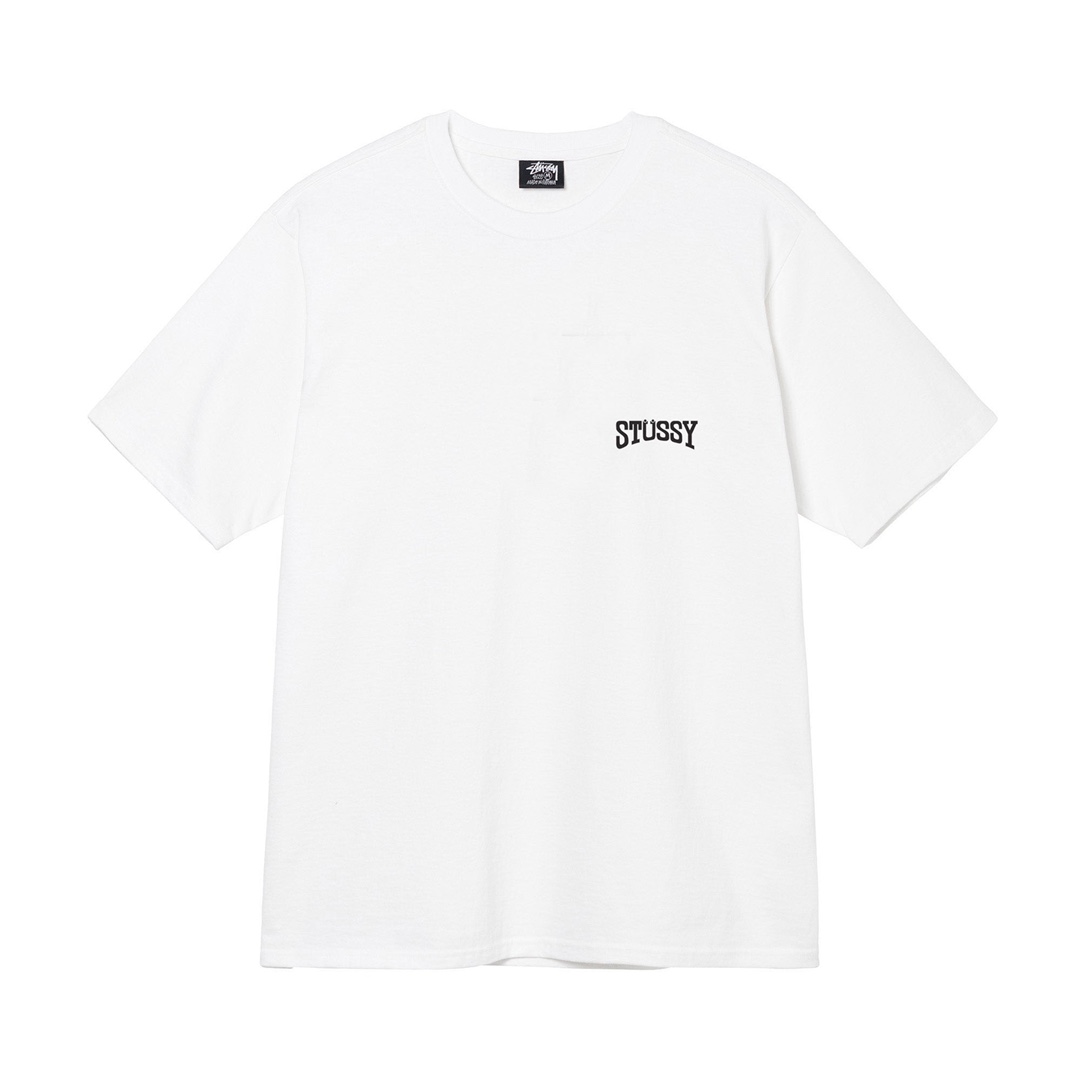 Tričko Stussy tough tread white
