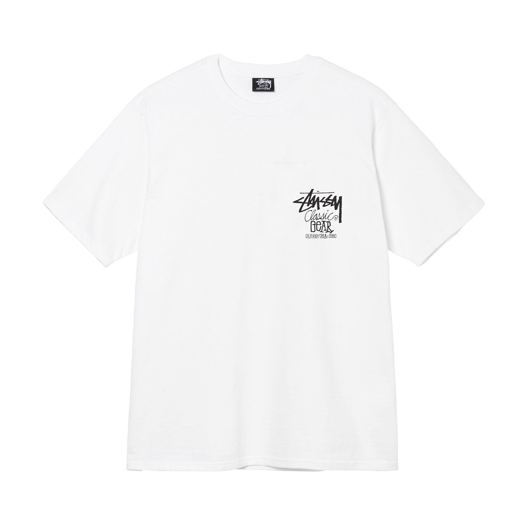 Tričko Stussy classic gear white