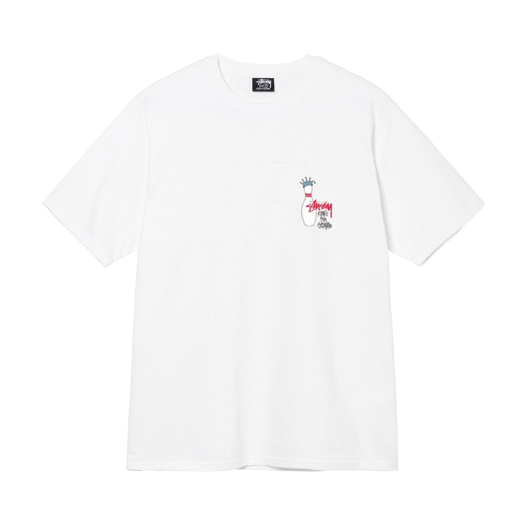 Tričko Stussy Kingpin white