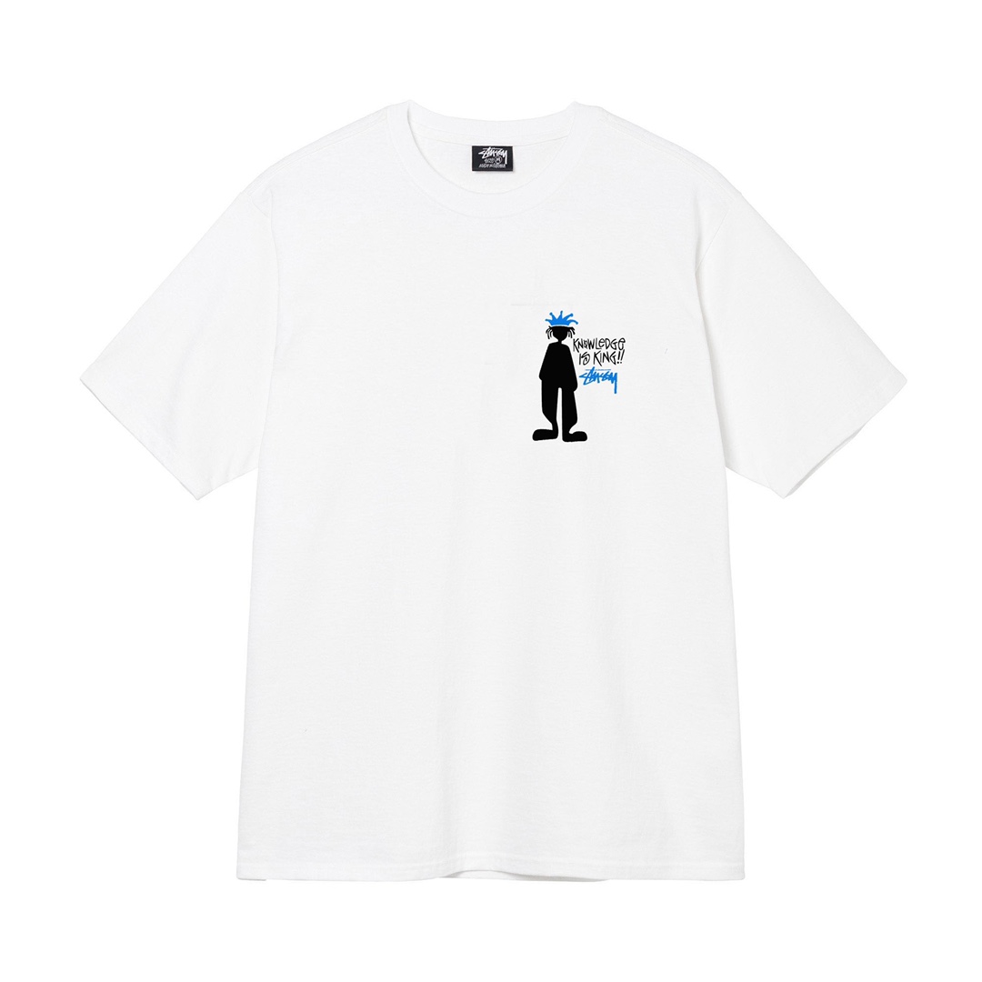 Triko Stussy Knowledge is King white
