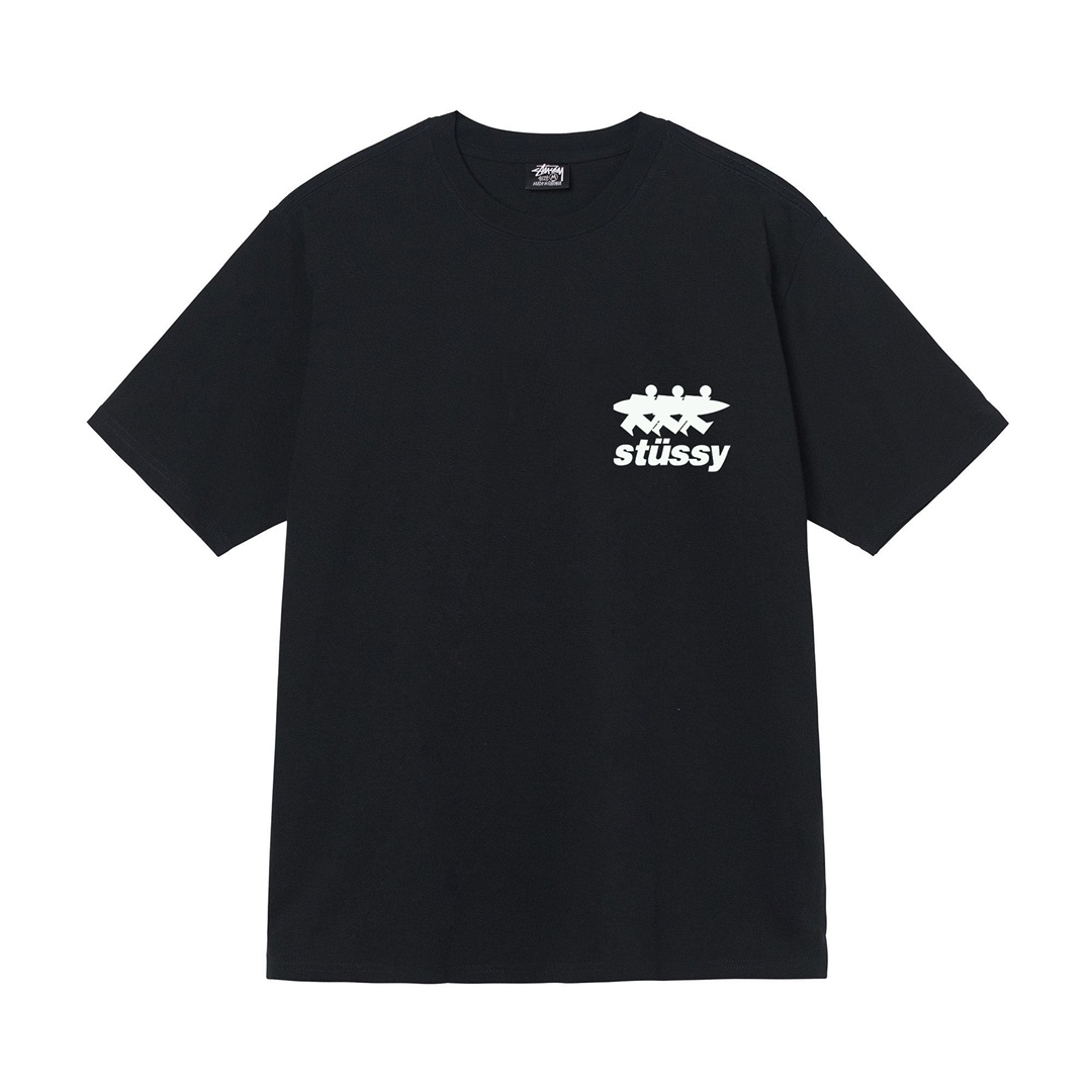 Triko Stussy surfwalk black