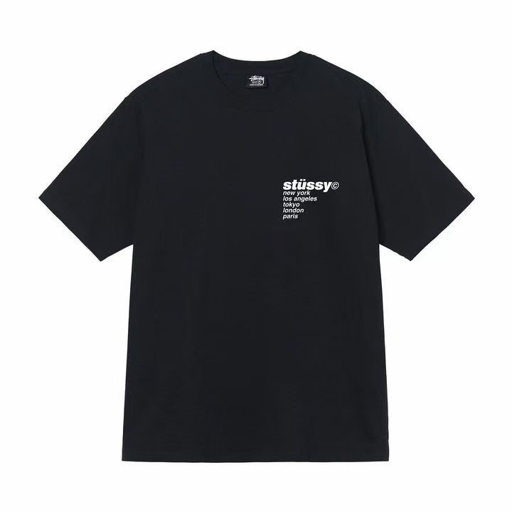 Triko Stussy strawberry black