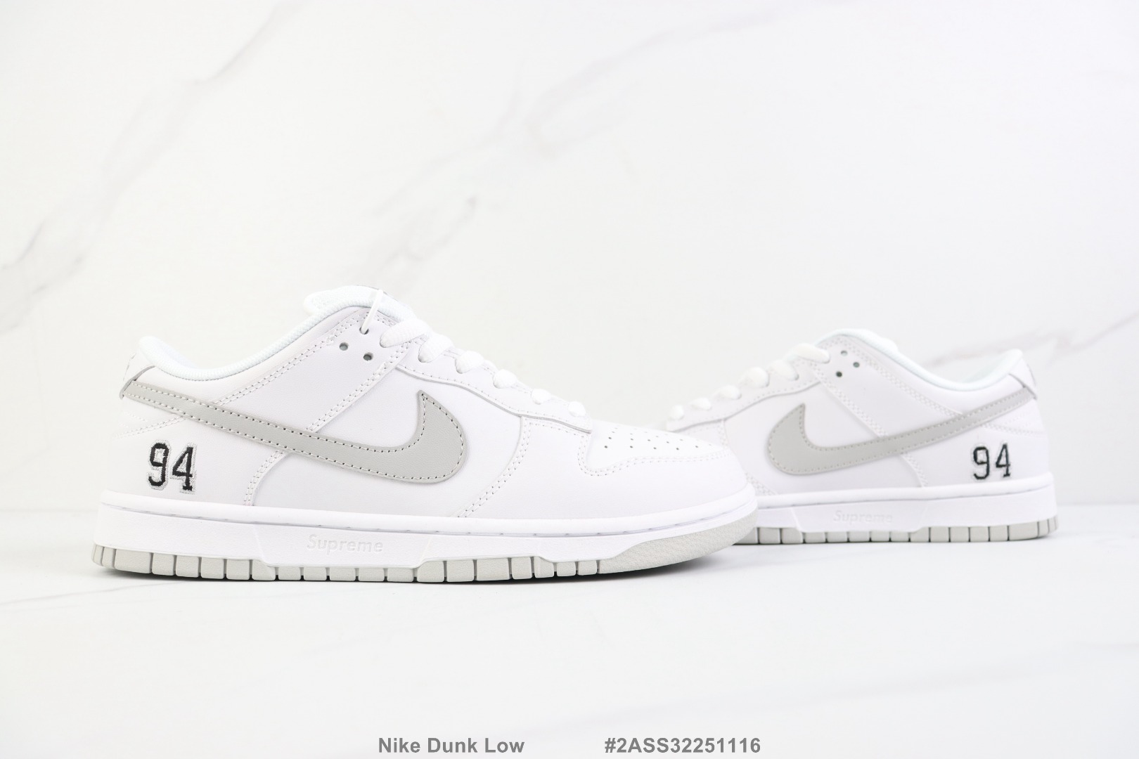 Nike SB Dunk Low Supreme 94 white