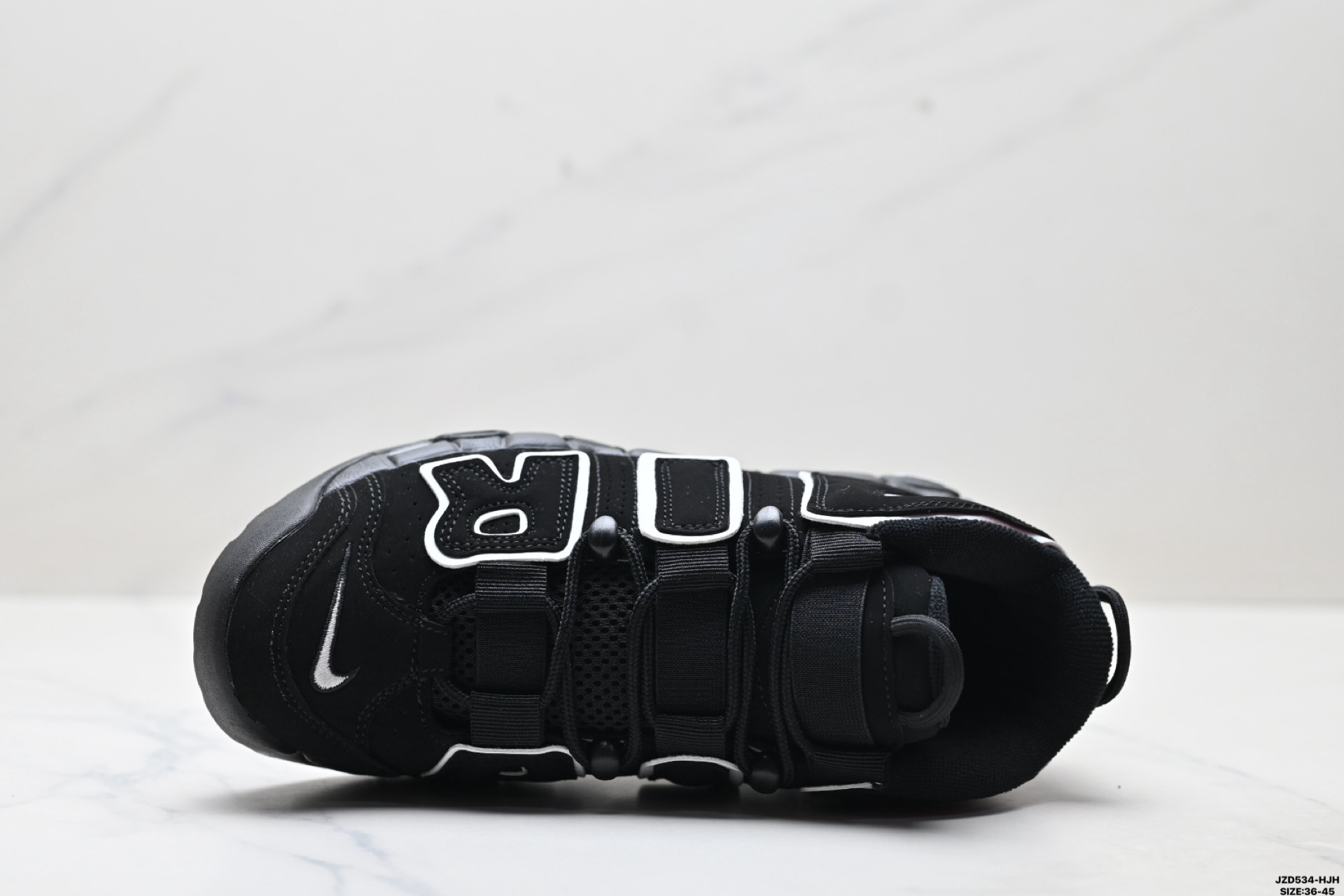 Nike WMNS Air More Uptempo black-white