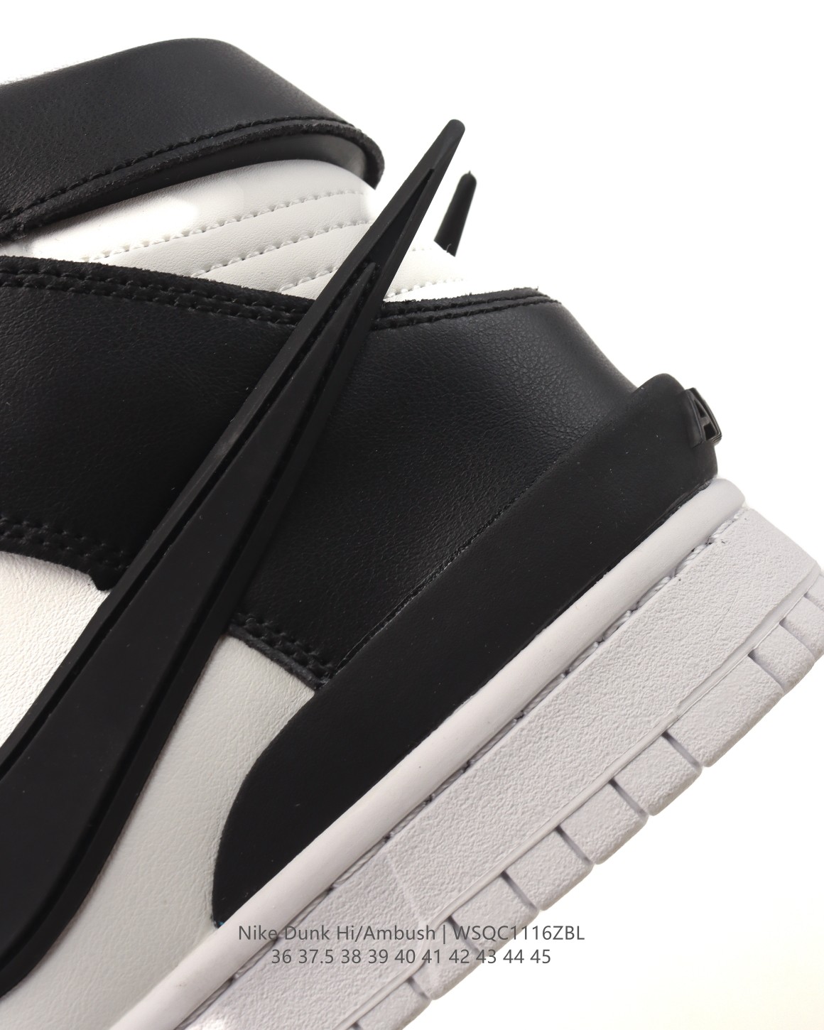 Nike Dunk High Ambush black white
