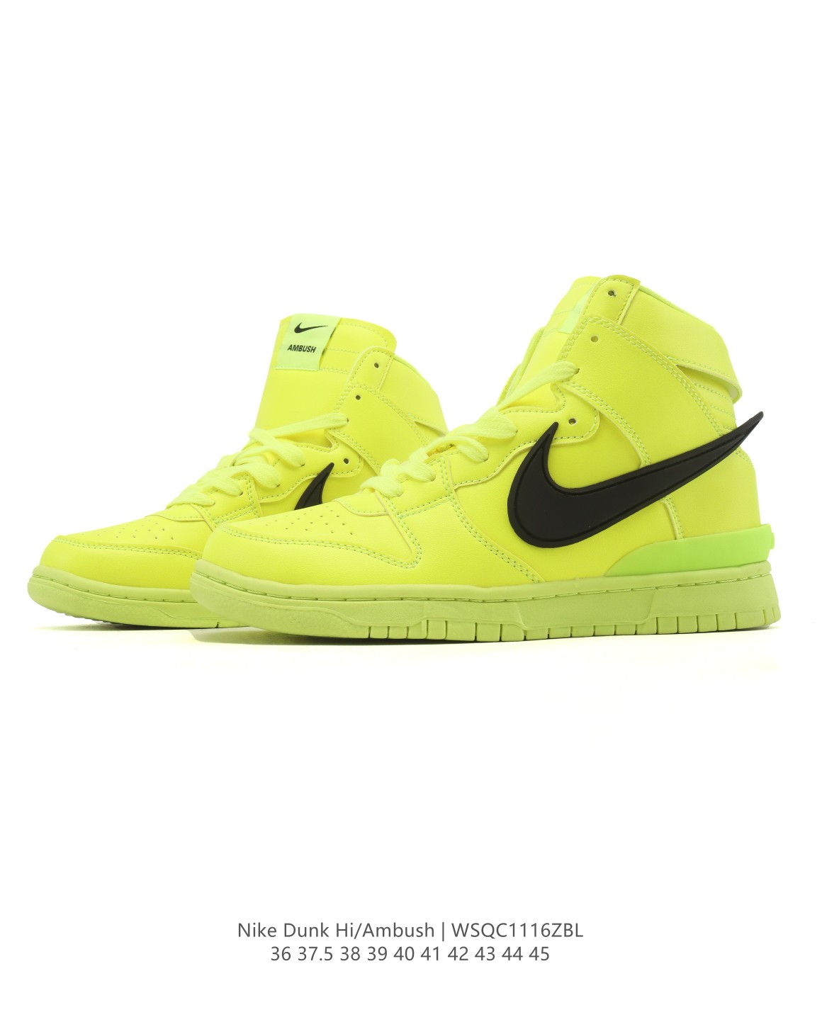 Nike Dunk High Ambush flash lime