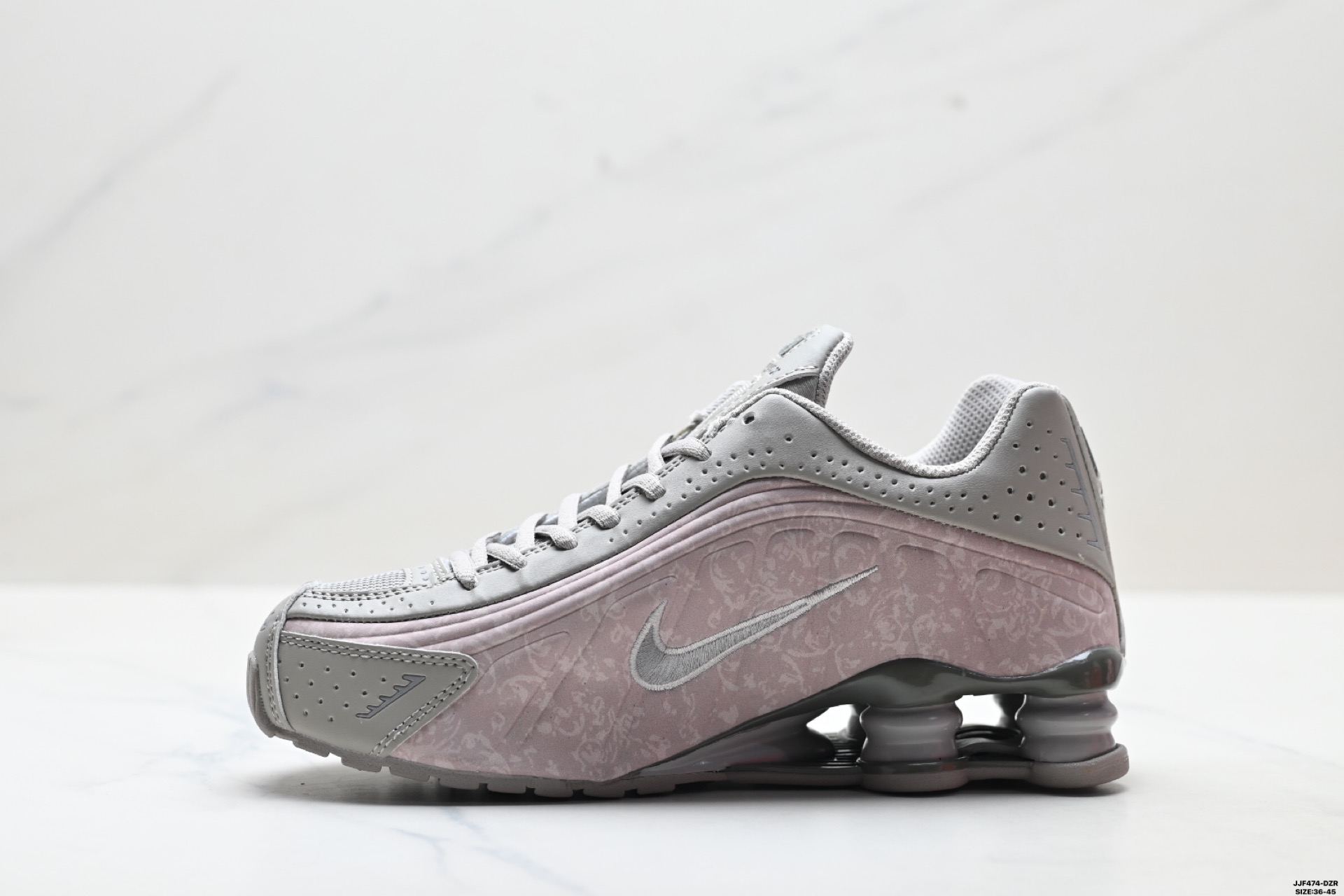 Nike Shox R4 Grey/Pink Floral