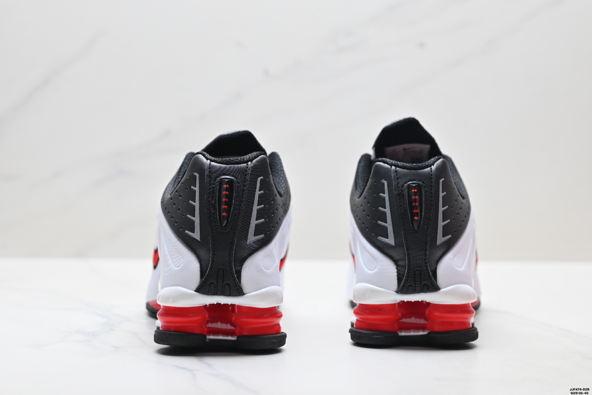 Nike Shox R4 White/Black-Red