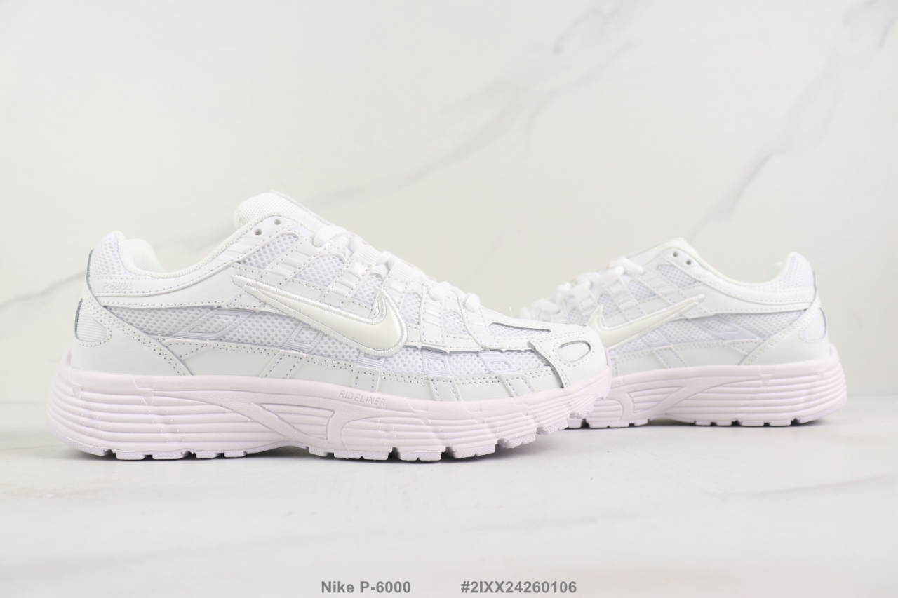 Nike P-6000 Triple White