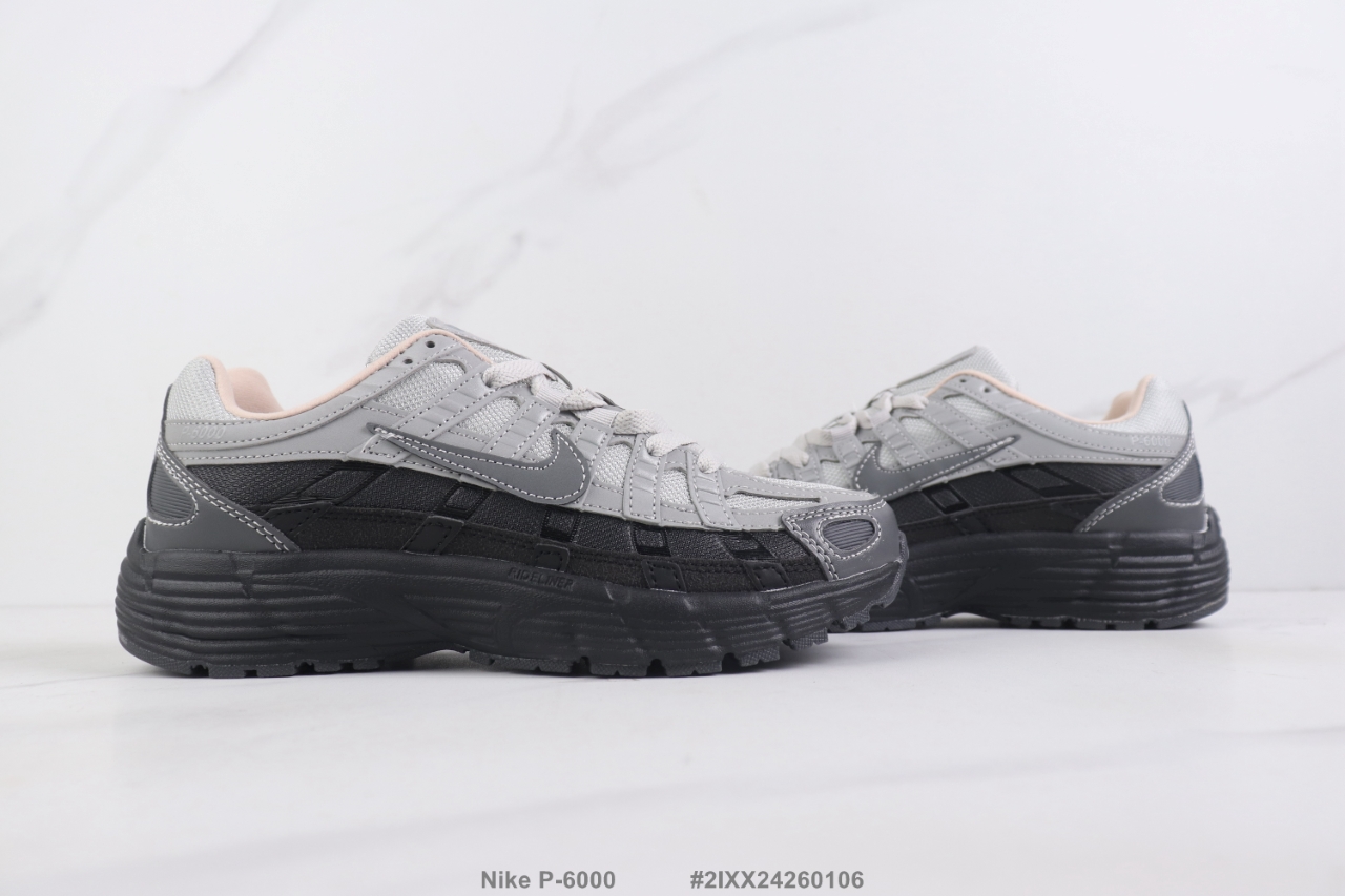 Nike P-6000 Grey/Black Two-Tone