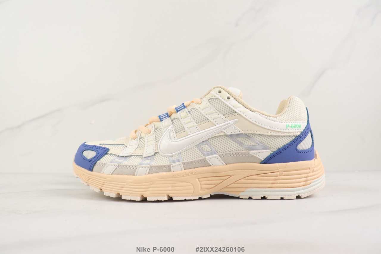 Nike P-6000 Sail/Blue-Peach