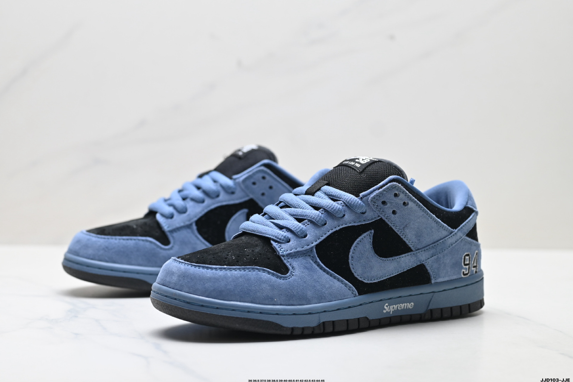 Nike SB Dunk Low Supreme 94 blue black
