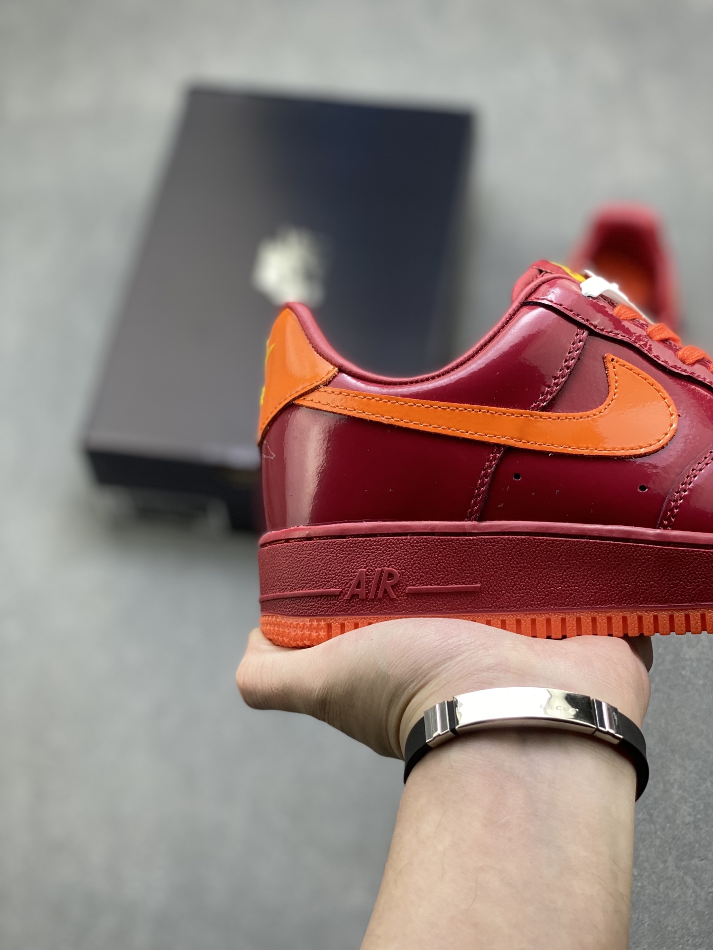 Nike Air Force 1 '07 Low Burgundy/Orange