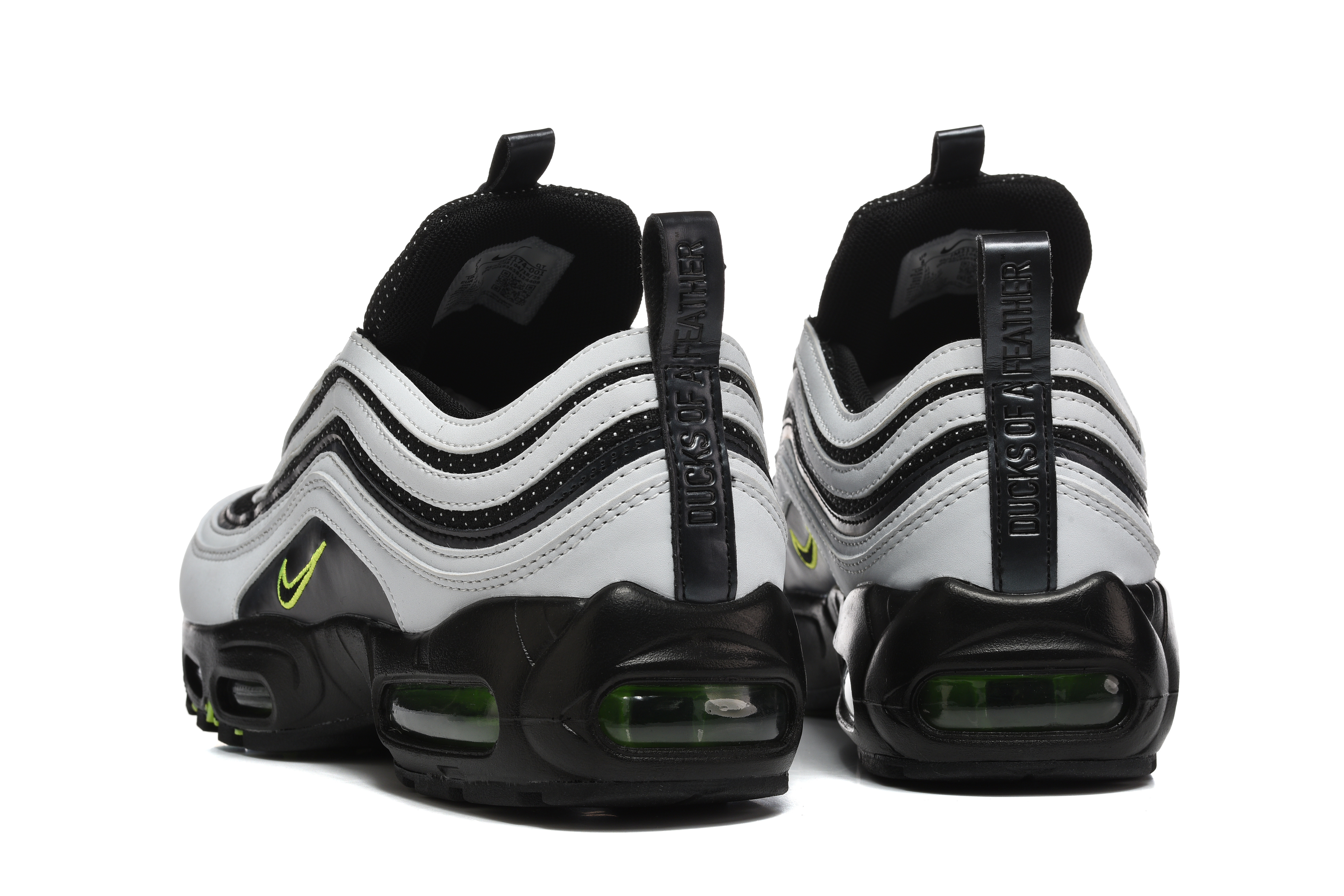 Nike Air Max 97/95 Hybrid – White/Black/Volt