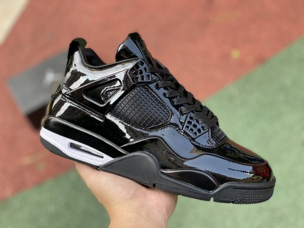 Nike Air Jordan 4 Lab4 Black Patent