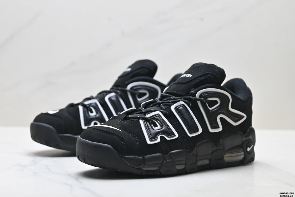 Ambush x Nike Air More Uptempo Low Black White