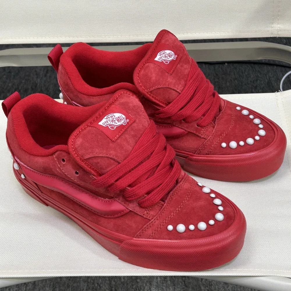 Vans Knu Skool All Red Pearl