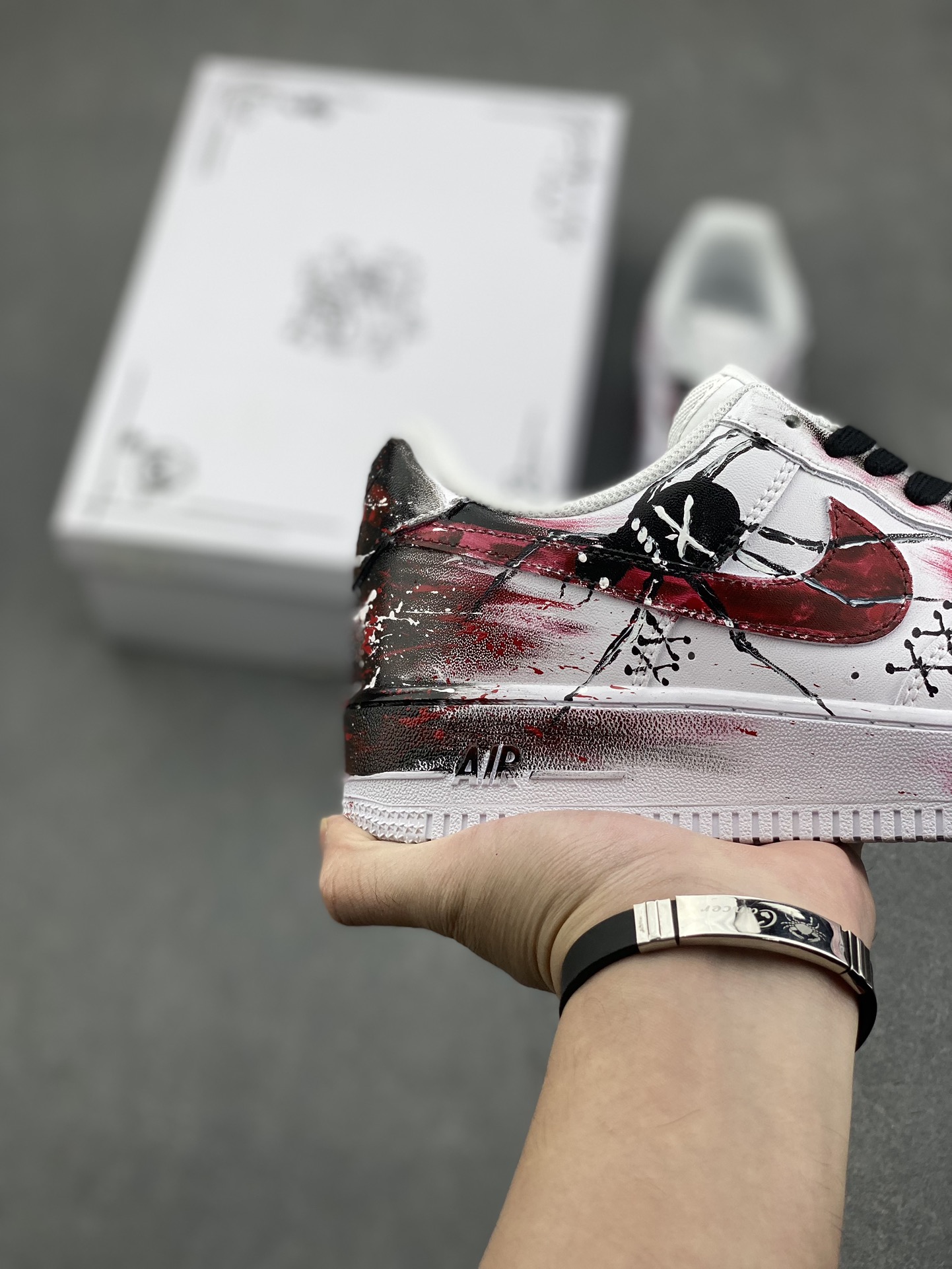 Nike Air Force 1 Blood Night Stitch