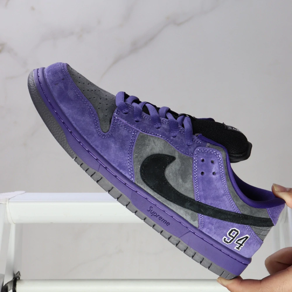 Nike SB Dunk Low x Supreme 94 Purple Suede