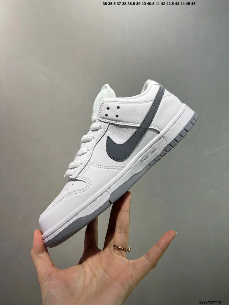 Nike SB Dunk Low x Supreme 94 White Grey