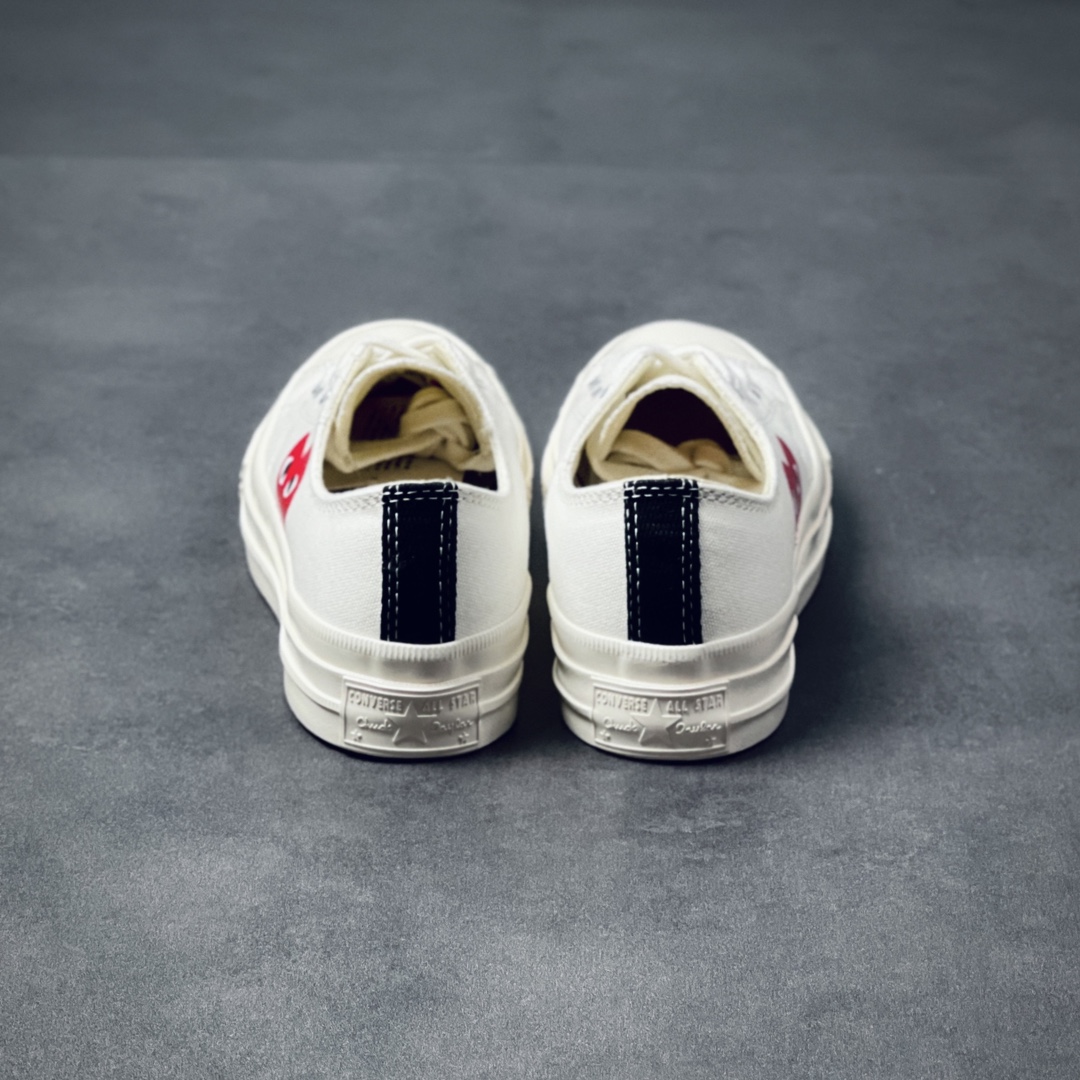 Converse CDG play low white