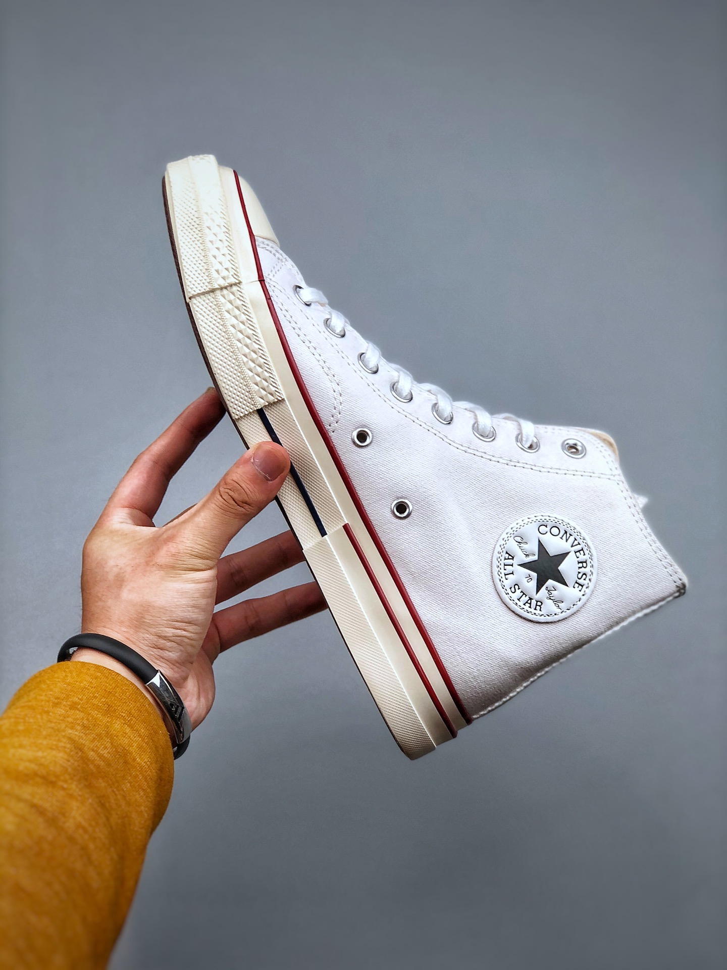 Converse Chuck 70 Rubber Patchwork high white