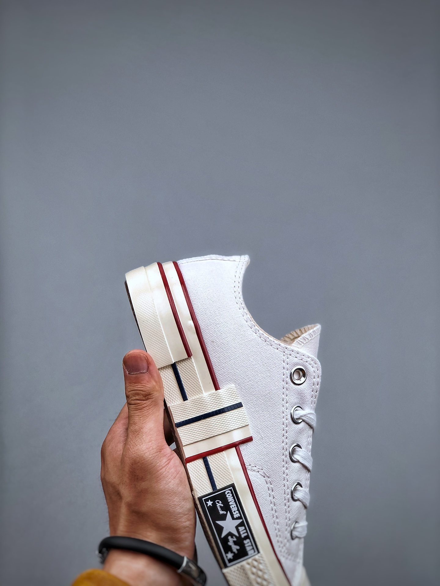 Converse Chuck 70 Rubber Patchwork low white