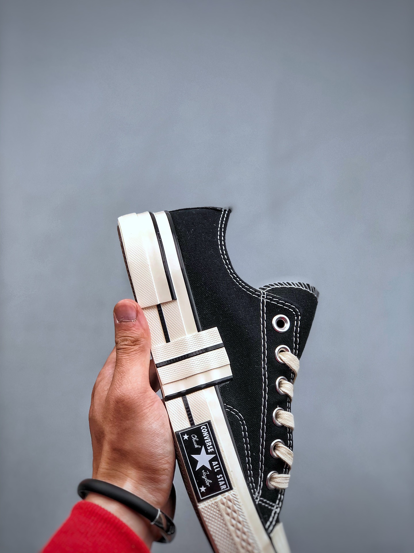 Converse Chuck 70 Rubber Patchwork low black