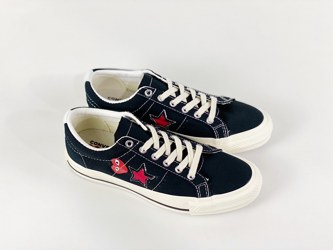 Comme des Garcons Play x Converse One Star Low Black