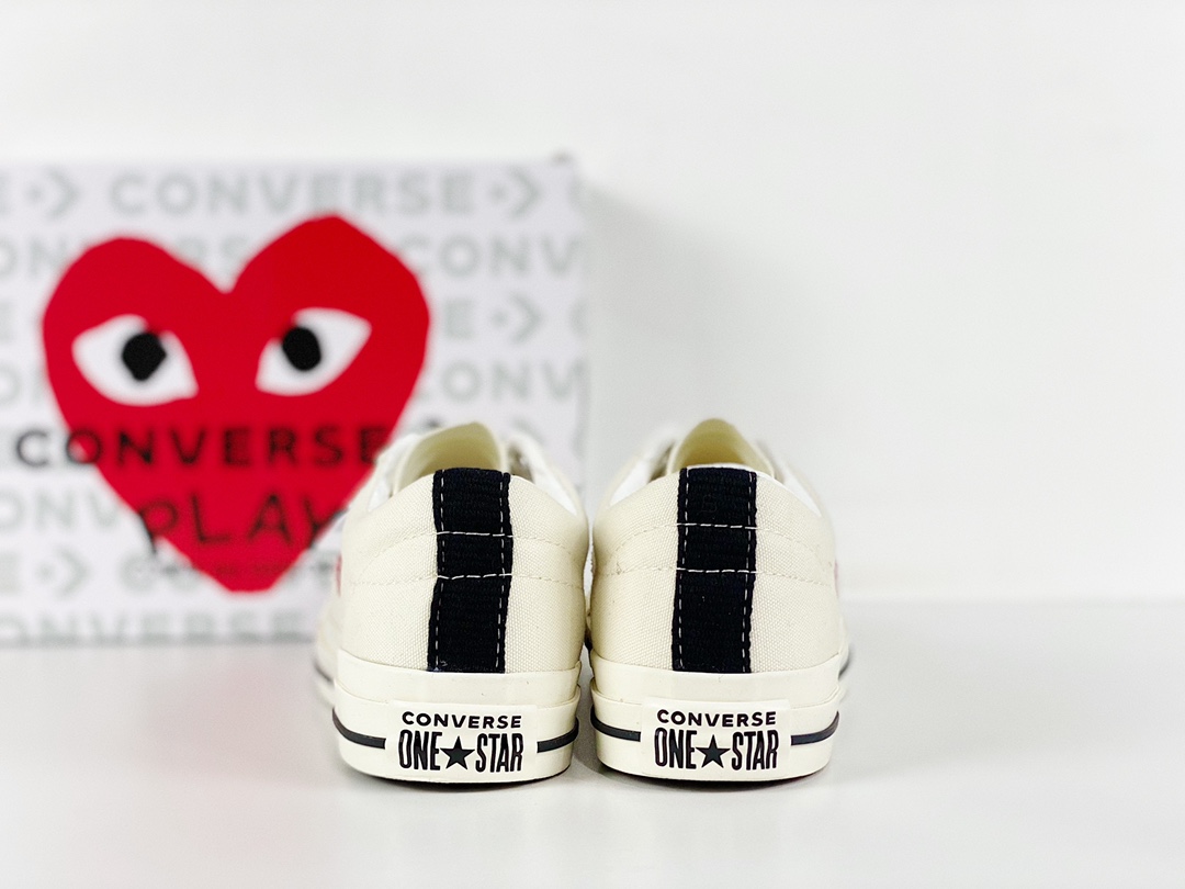 Comme des Garcons Play x Converse One Star Low White