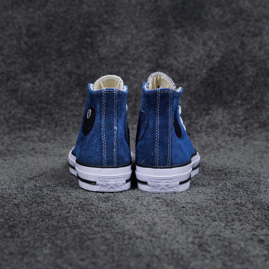 Converse high blue x Stüssy