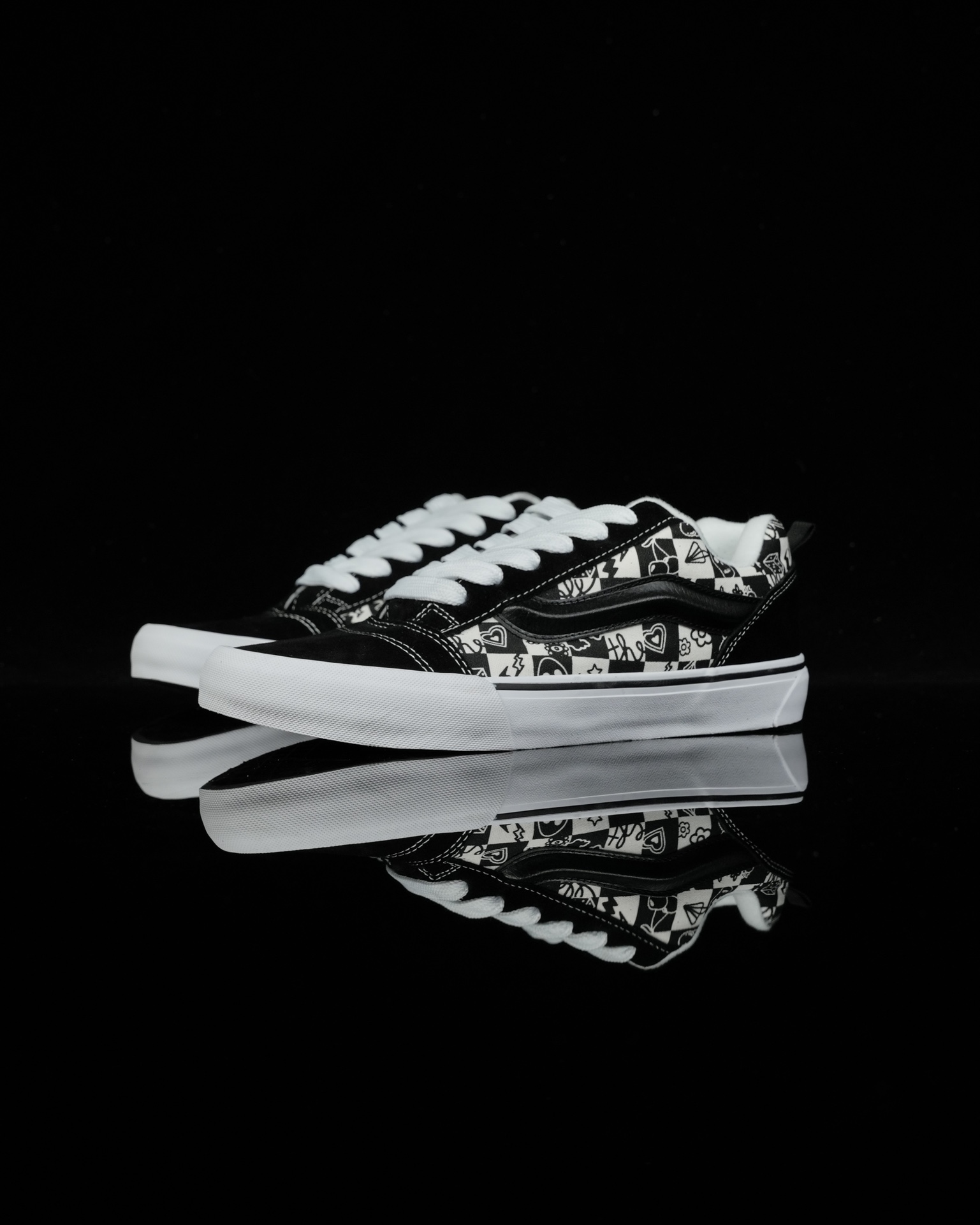 Vans Knu-Skool Checkerboard Graffiti