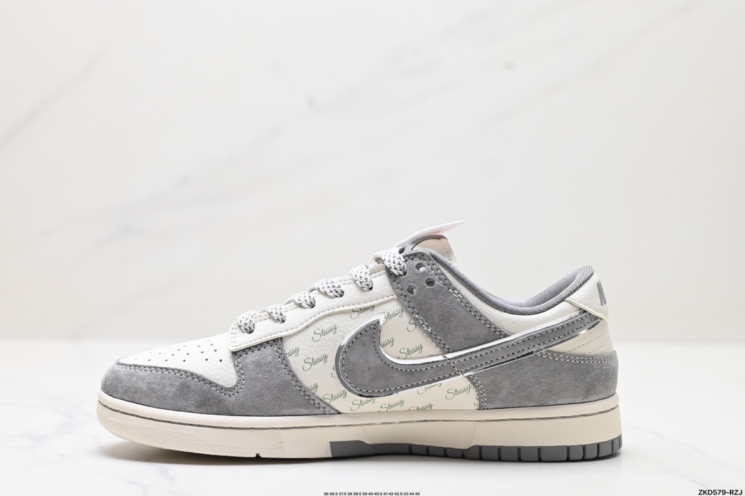 Nike Dunk Low x Stussy white grey